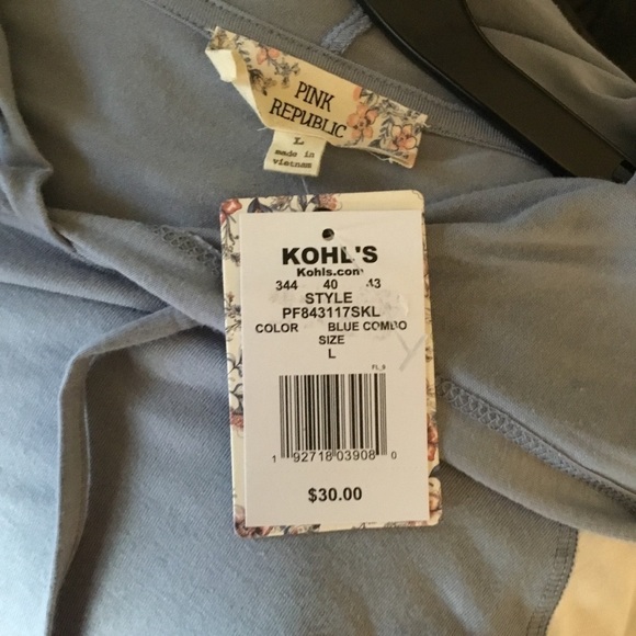 Pink Republic L lightweight varsity hooded tee - Picture 8 of 11